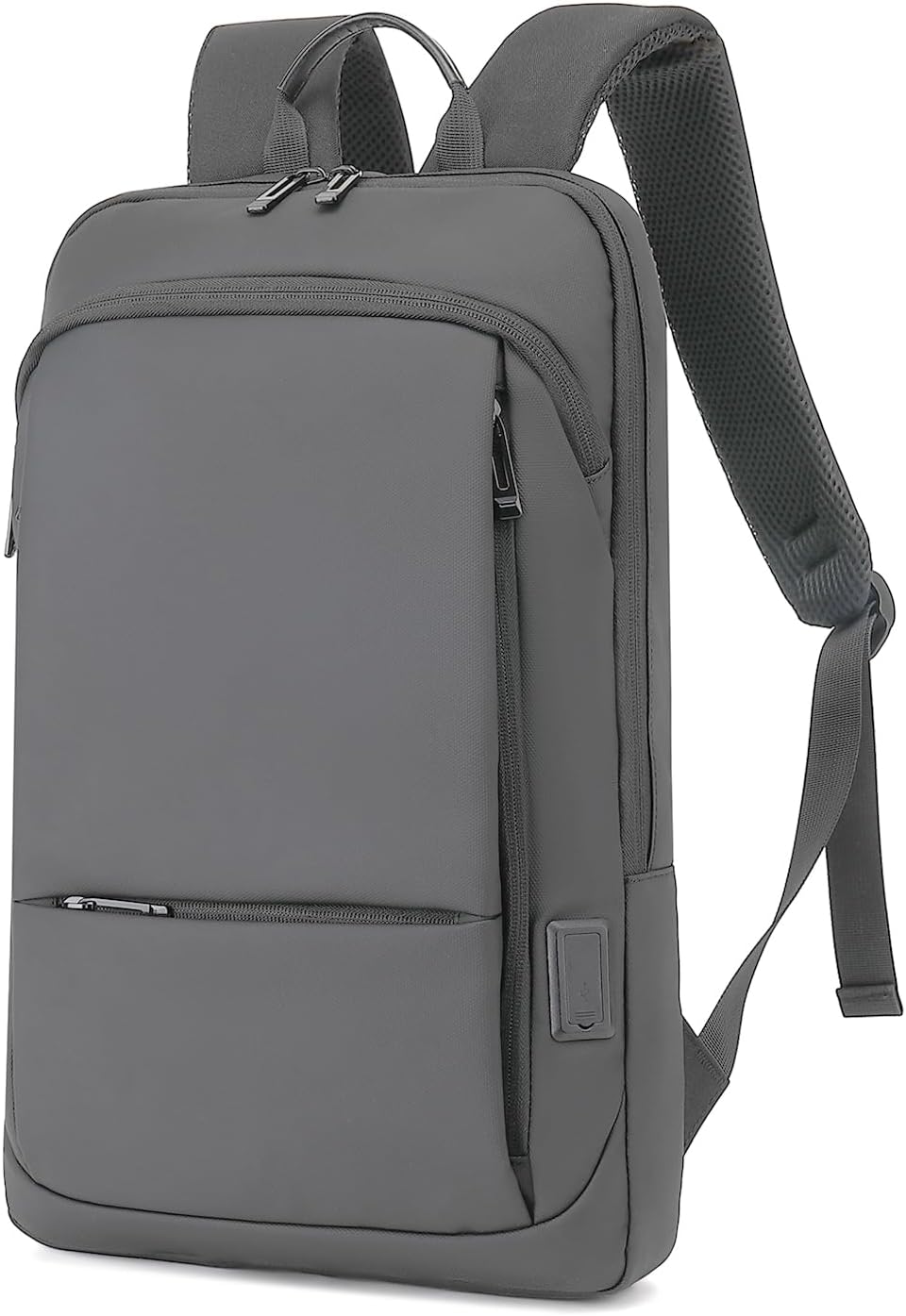 AUGUR Business Slim Backpack for Men Women 15.6 inch Water Resistant