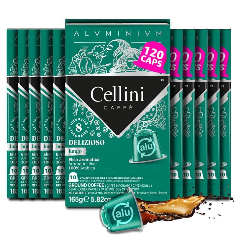 Cellini Caffe Delizioso Lungo Aluminum Nespresso Pods Review