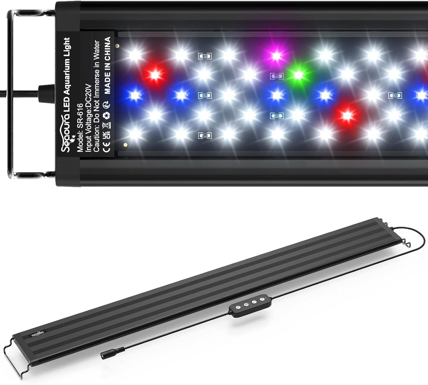 Led Aquarium Light for Plants with Timer and Adjustable Brightness