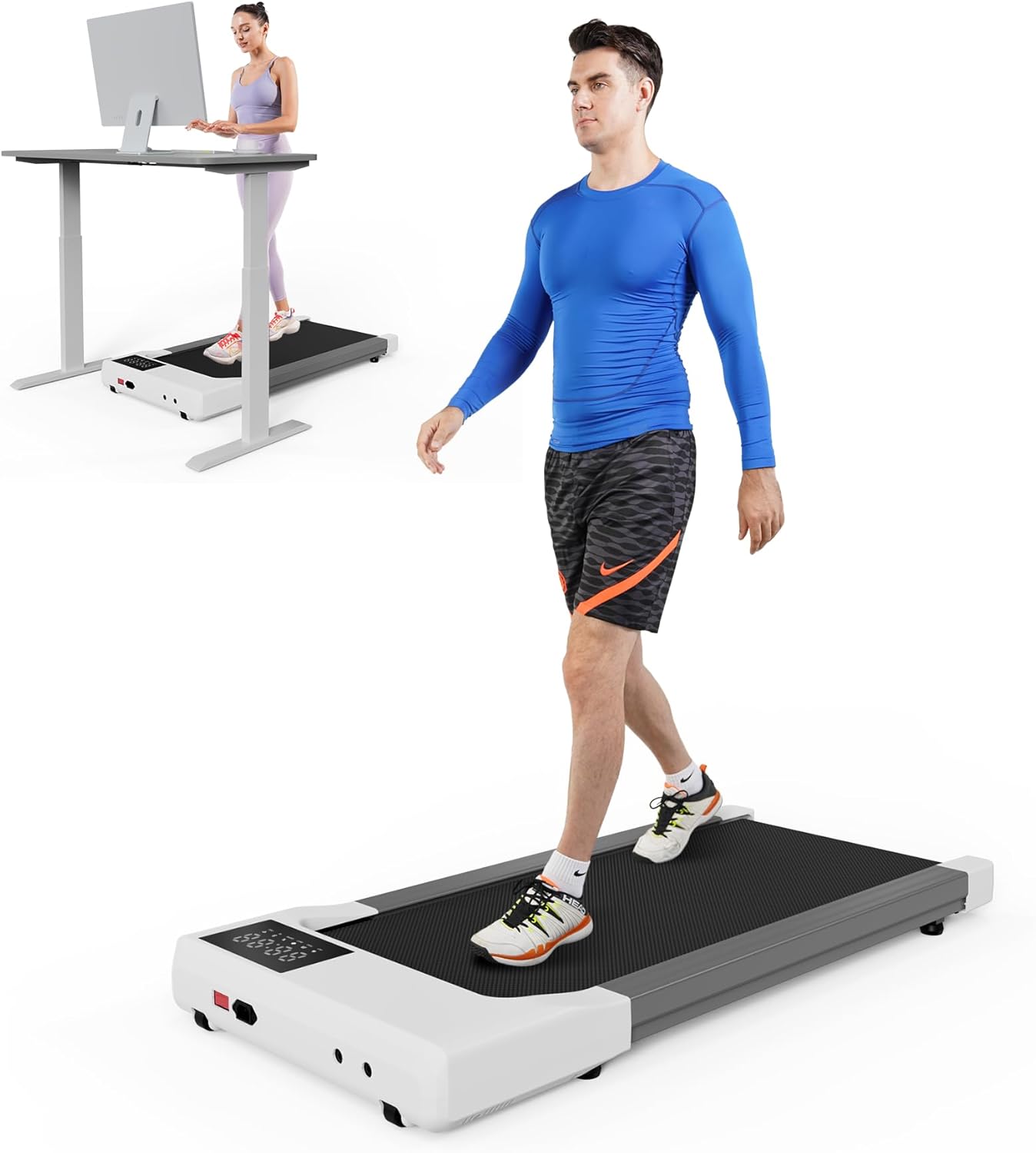 Superun Under Desk Treadmill - Quiet & Portable!
