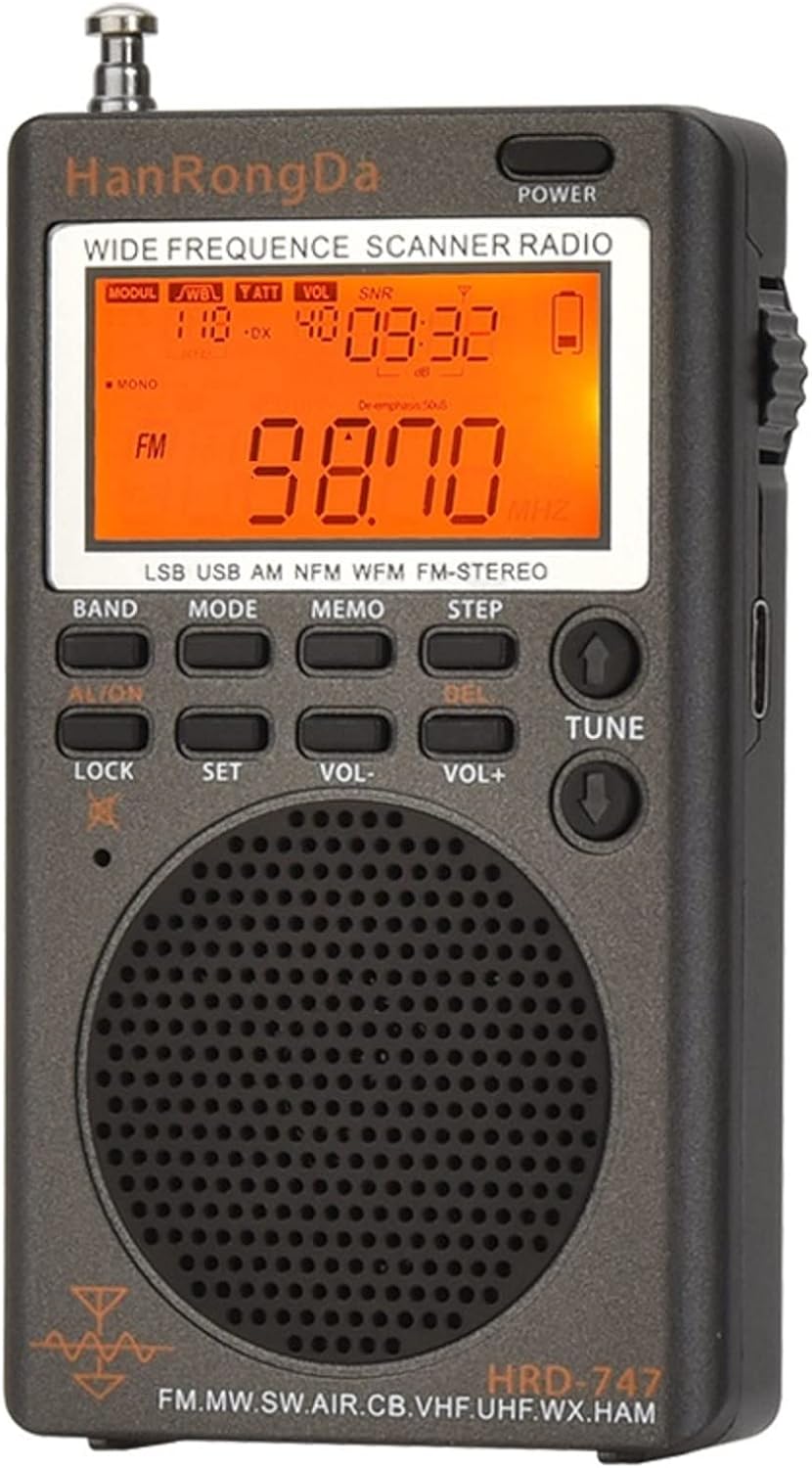 Wide Frequency Shortwave Radio with NOAA Alert and Sleep Timer