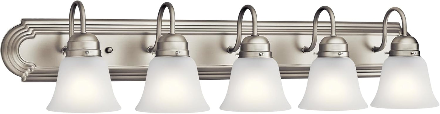 Kichler 36 in 5-Light Vanity Bath Light in Brushed Nickel Finish