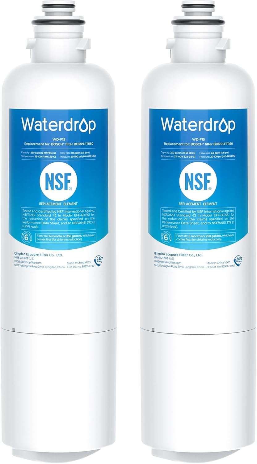Waterdrop BORPLFTR50 Replacement for Bosch Water Filters