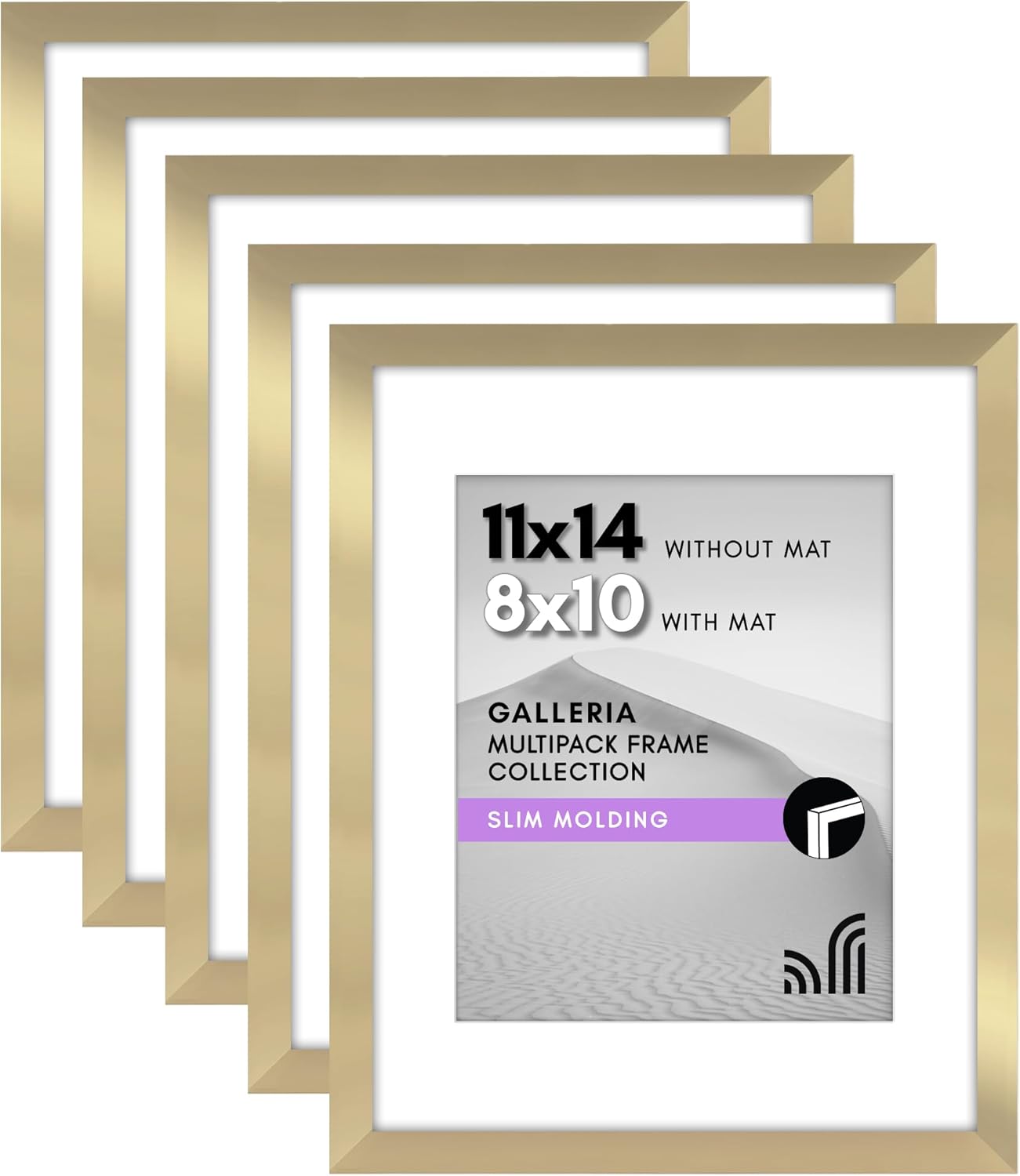 Elegant 11x14 Picture Frame Set of 5 for Stylish Display