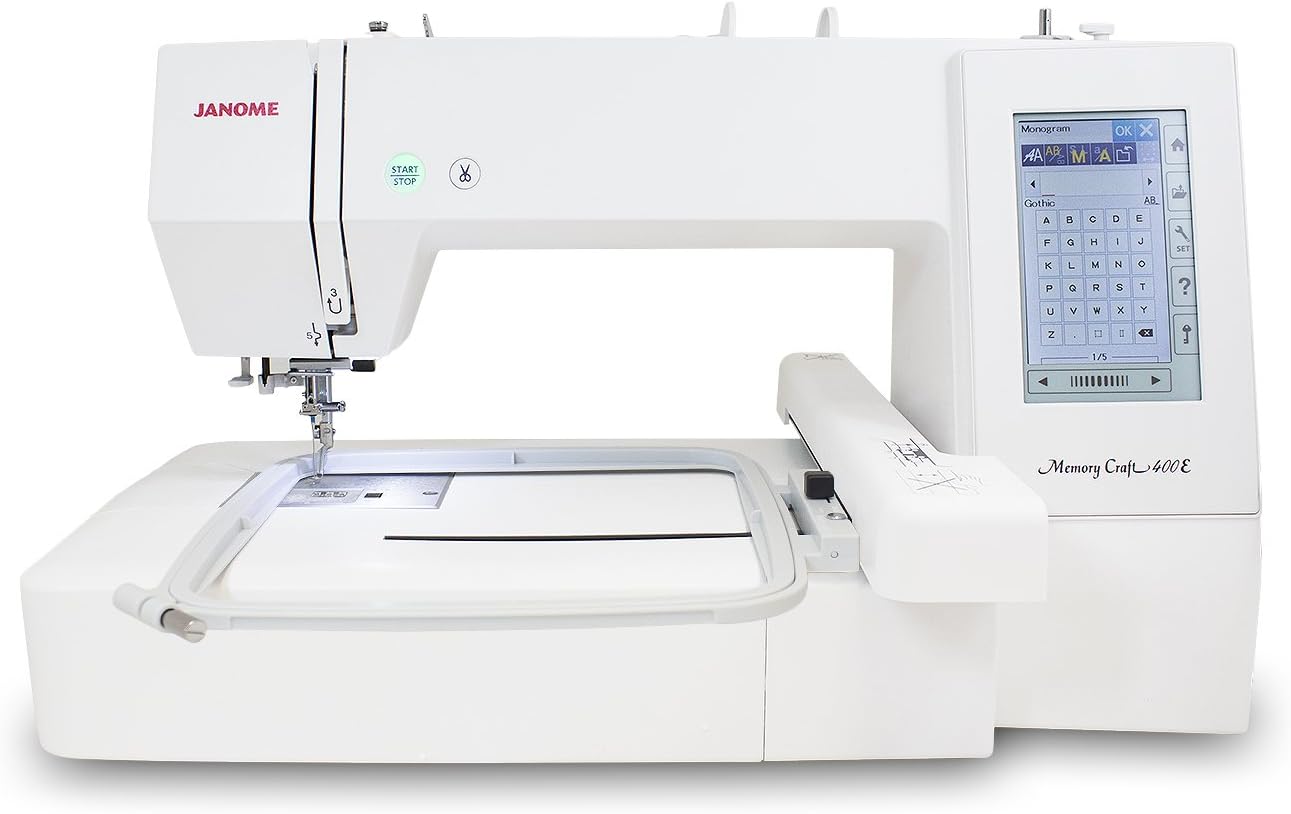 Janome Memory Craft 400E: Precision Embroidery Power