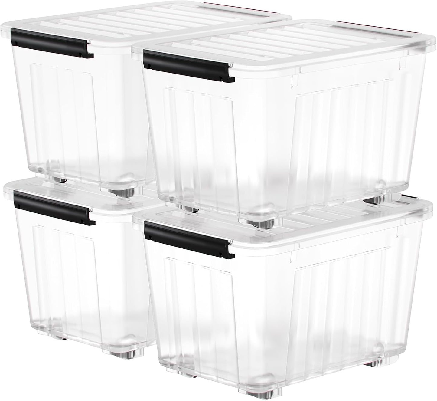 Nazhura 97 Quart Plastic Storage Bin: Stackable Storage Solution