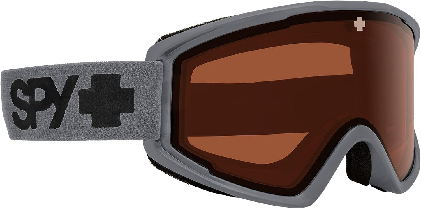 SPY Crusher Elite: Sleek Matte Gray for Enhanced Vision