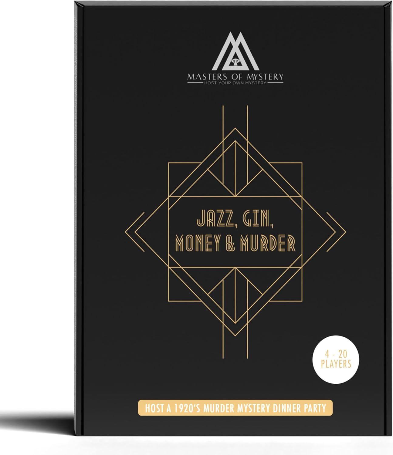Replay-able 1920s Murder Mystery Dinner Party Game for Adults
