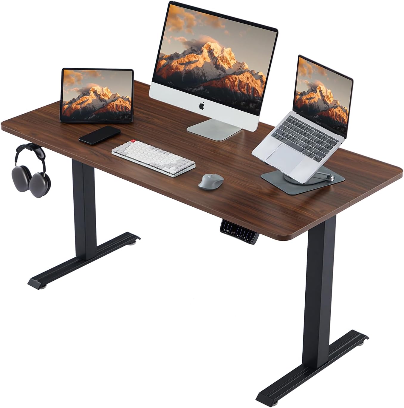 Customize Comfort: Electric Standing Desk - 4 Memory Heights