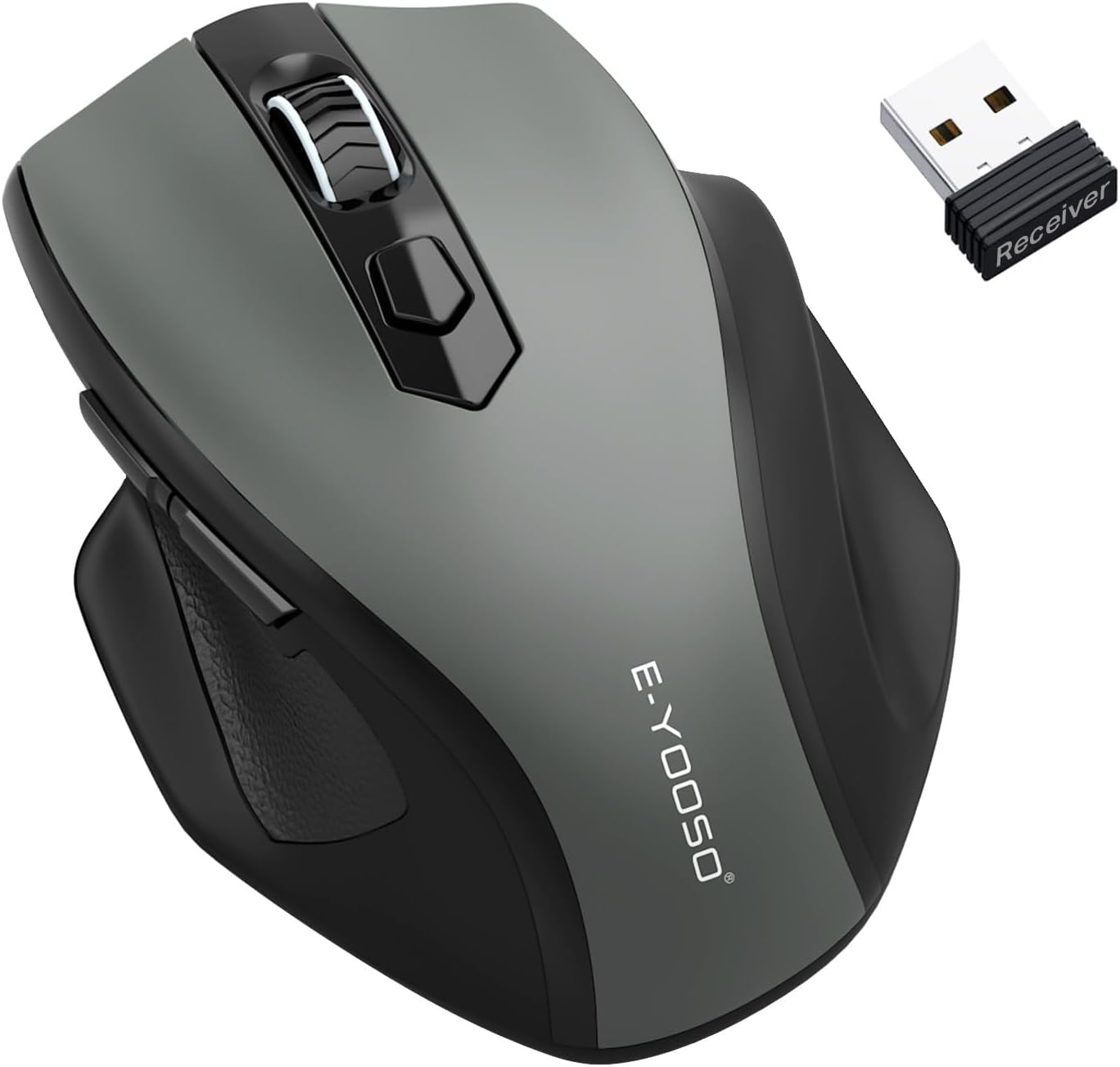 E-YOOSO Wireless Mouse: 4000 DPI, Long Battery Life