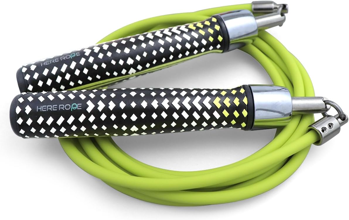 Speed Cardio Jump Rope for Fitness | Ergonomic Grip, Tangle-Free Cable