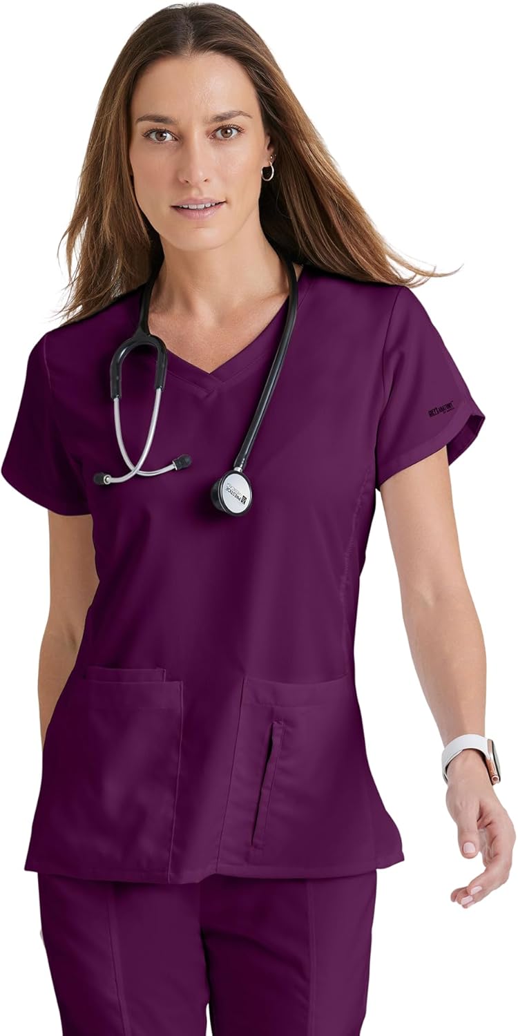 Cora Scrub Top for Women - Super-Soft Grey's Anatomy Style