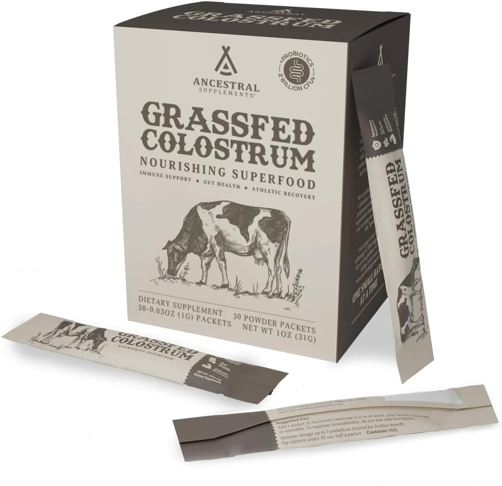 Grass Fed Beef Bovine Colostrum Powder for Immune Support