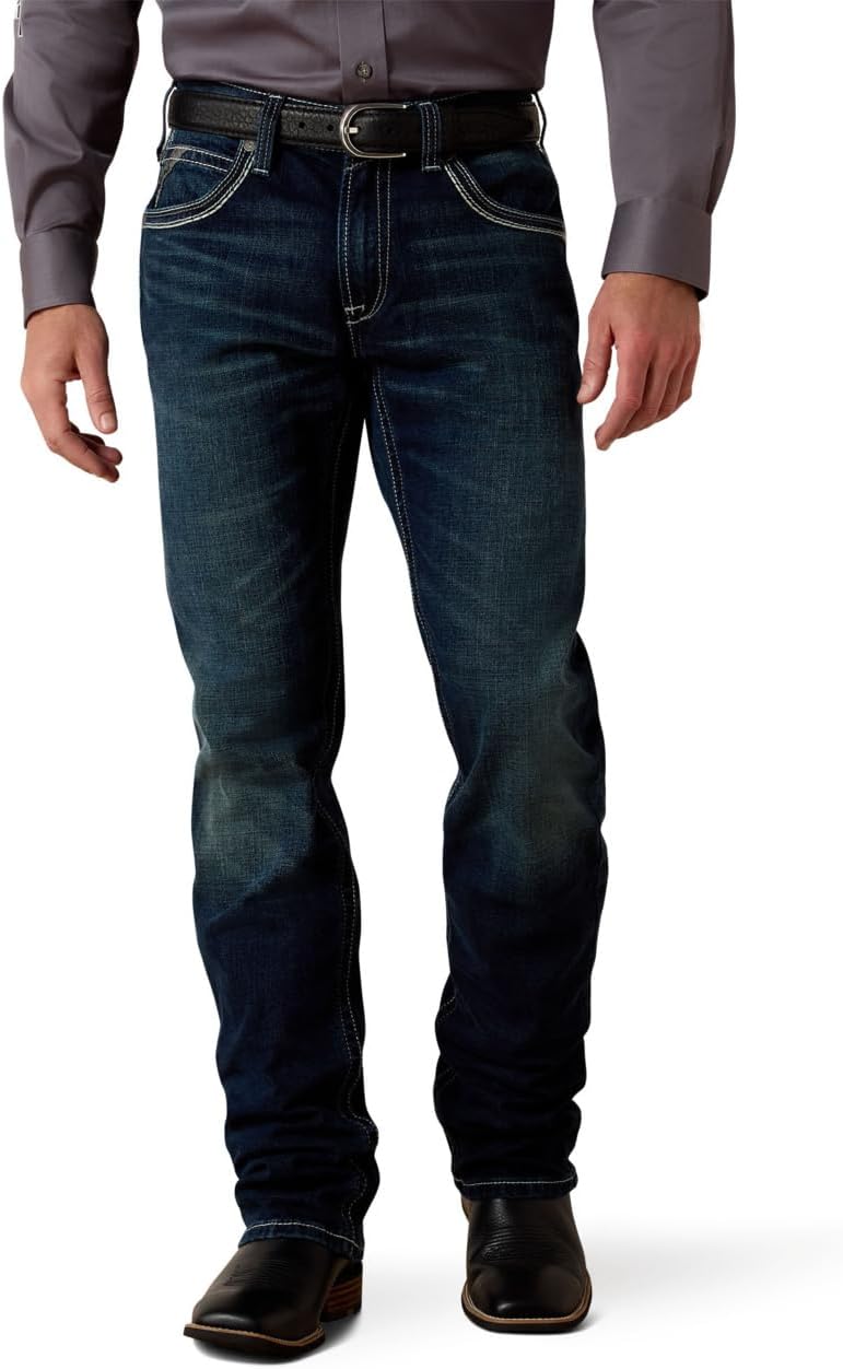 Ariat Mens M5 Straight Stretch Jeans for Comfort and Style