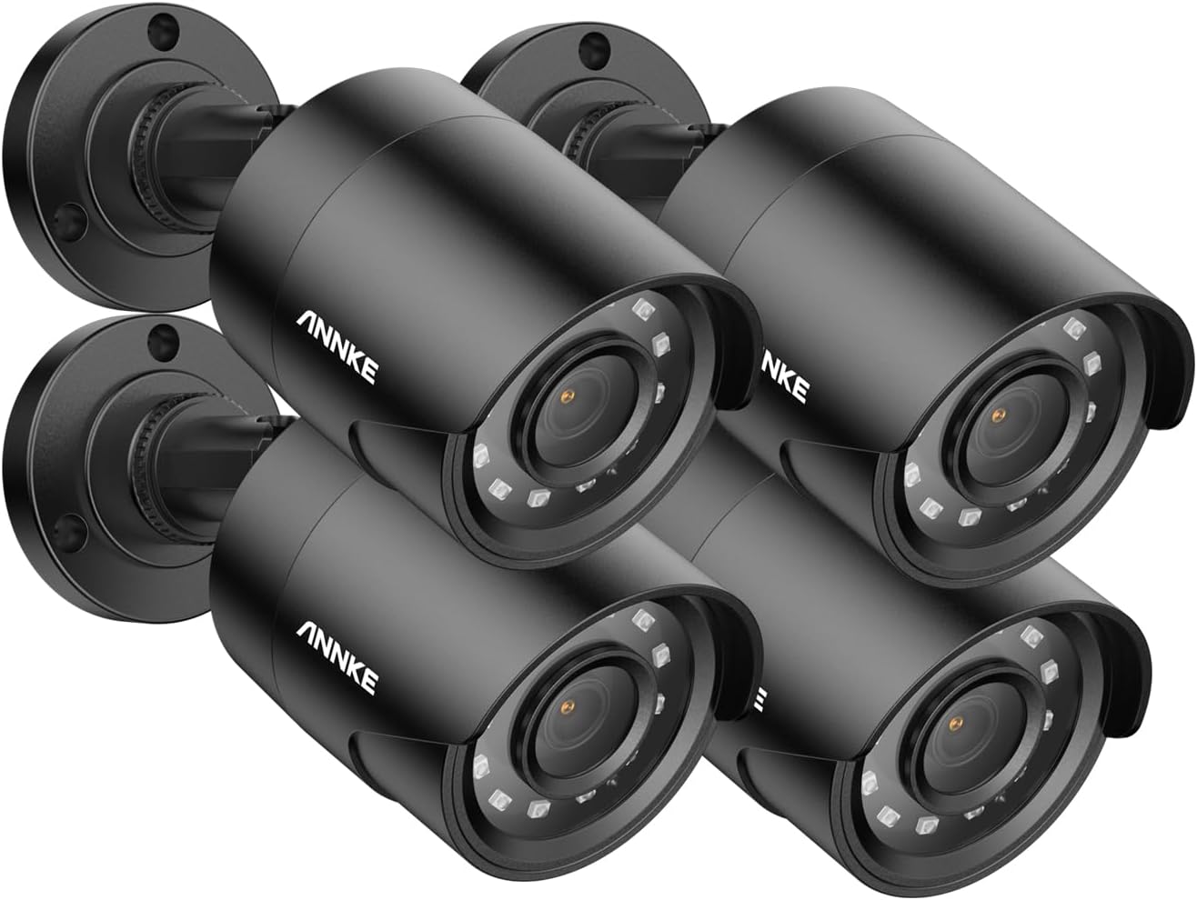 ANNKE 4 Pack 1080P HD Security Camera Set - Night Vision