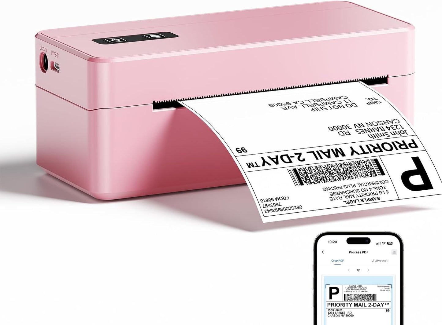 Bluetooth Thermal Shipping Label Printer for Small Business Needs