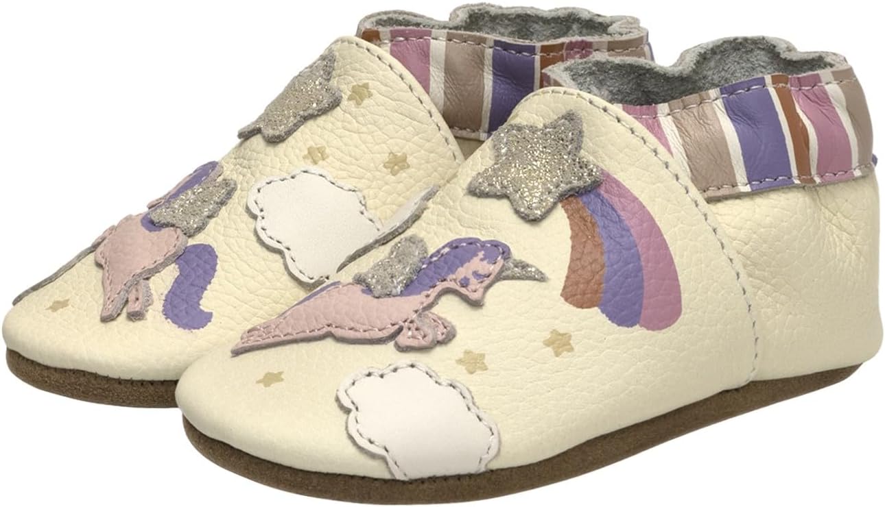 Robeez Soft Soles Slip-Resistant Crib Shoes for Infants and Toddlers