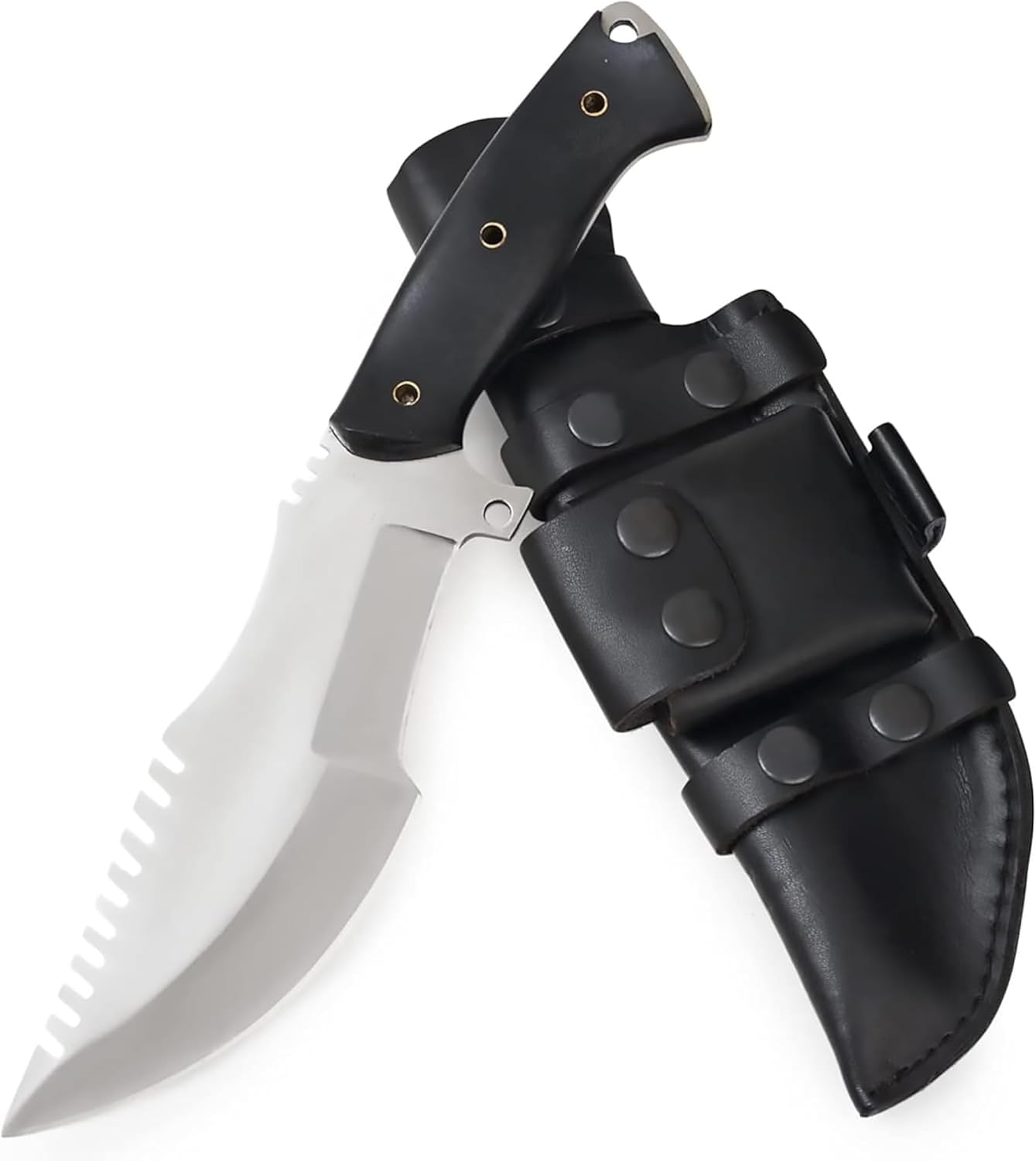 Handmade D2 Steel Tracker Knife for Bushcraft & Outdoor Use