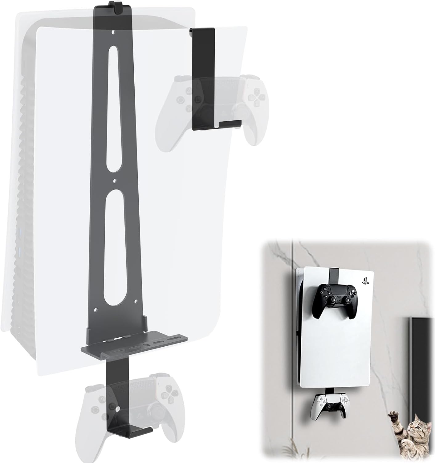 PS5 Wall Mount Kit - Organize Your Setup!