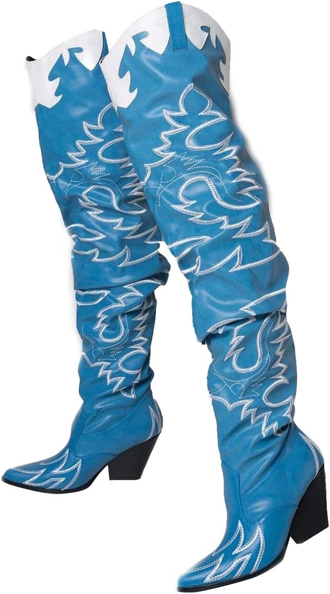 Cape Robbin Women's Western Thigh High Cowboy Boots