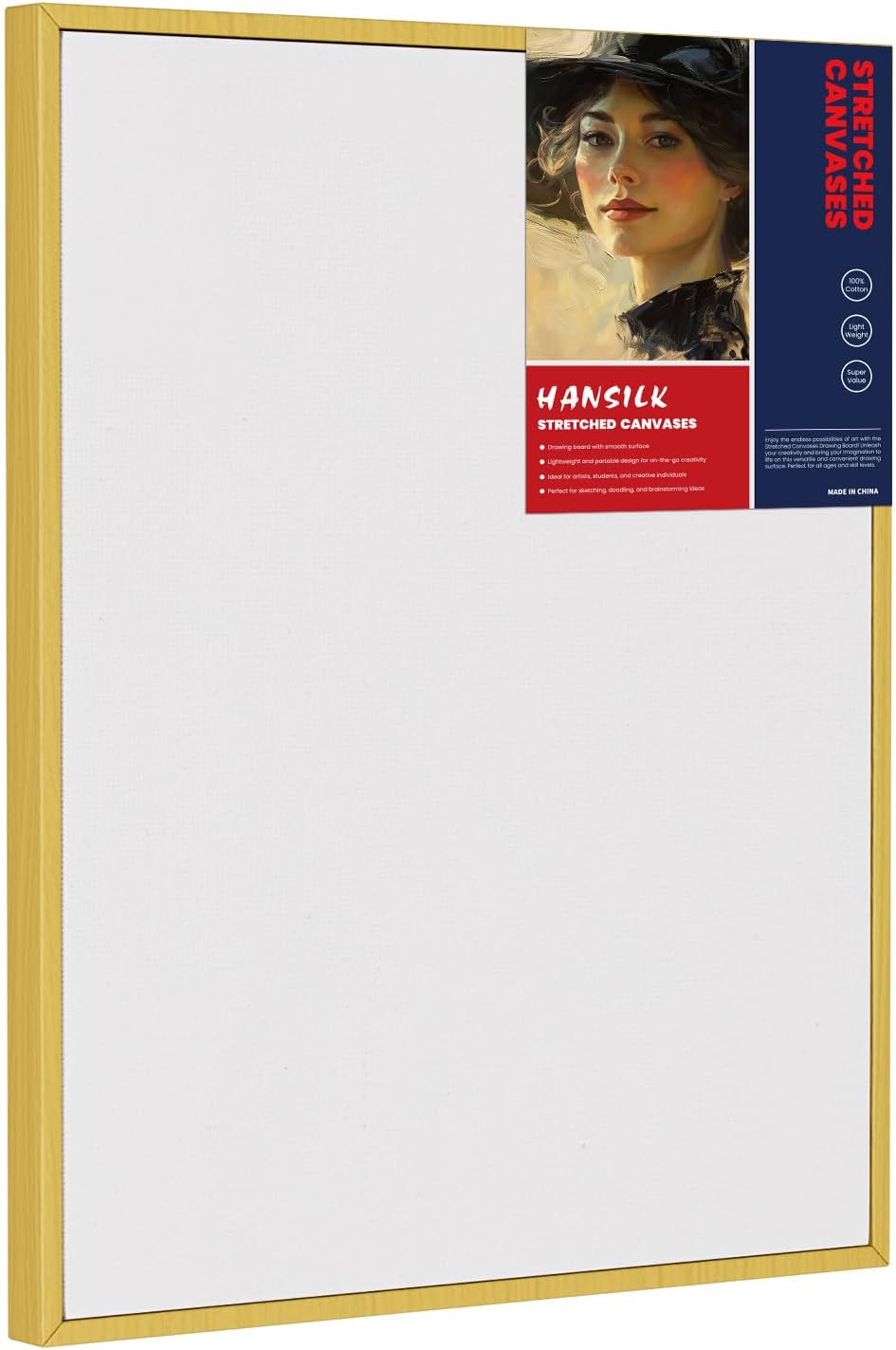 Large Framed Canvas Blank 16x20 for DIY Painting Art Projects