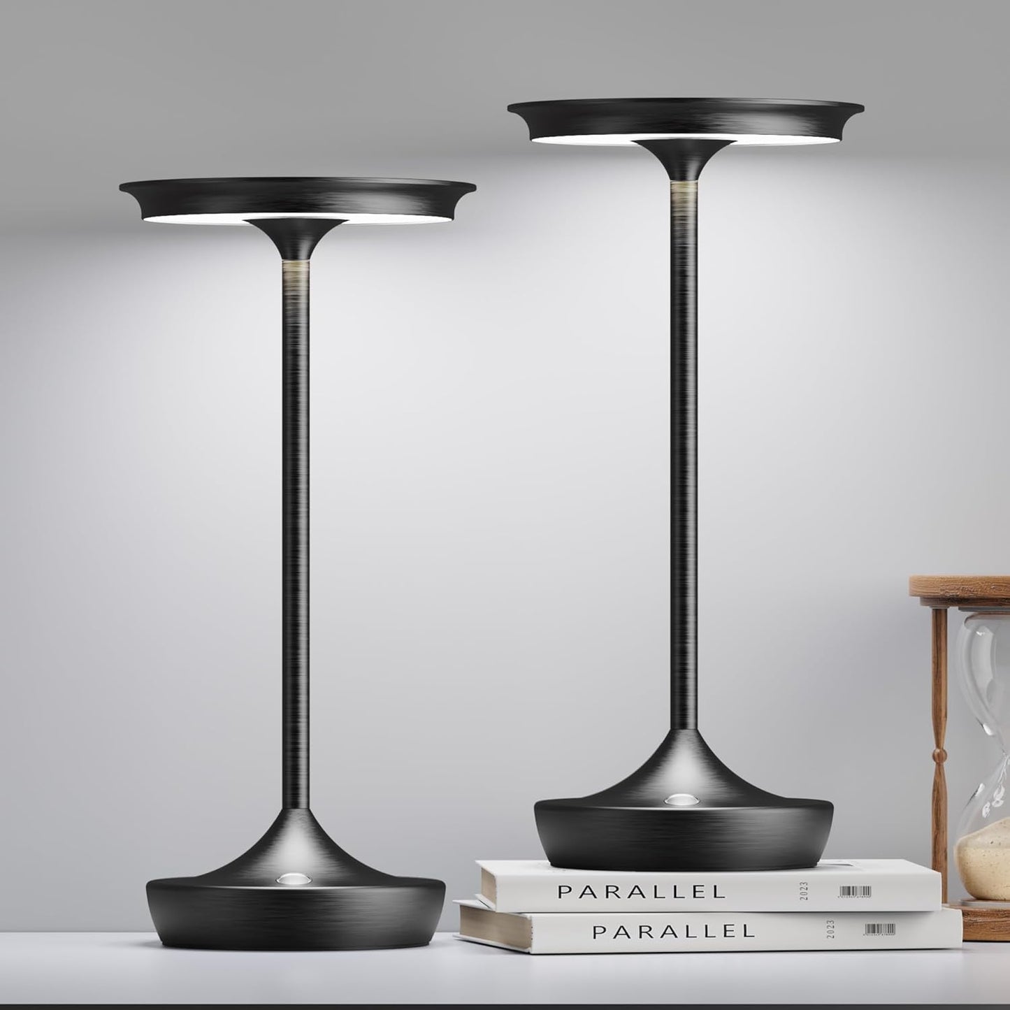 LED Cordless Table Lamps Rechargeable for Outdoor Use 2 Pack