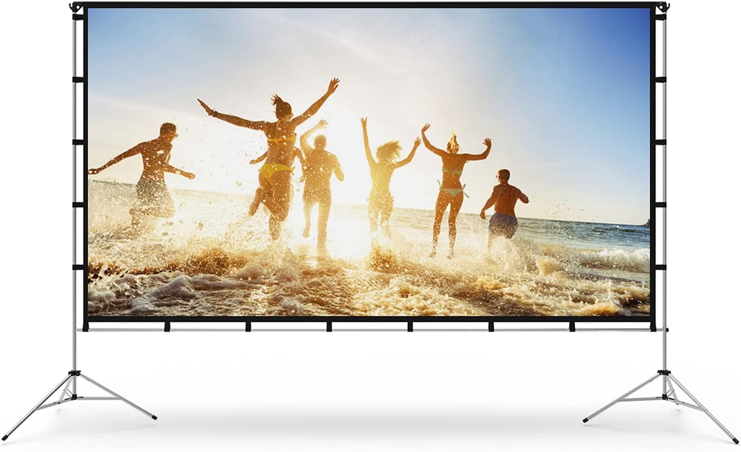 Vamvo 100-inch Portable Projector Screen: Ultimate Outdoor Entertainment