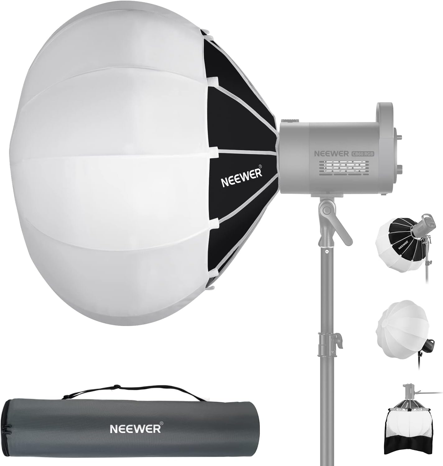 NEEWER Basics Lantern Softbox 33.5in for Studio Photography