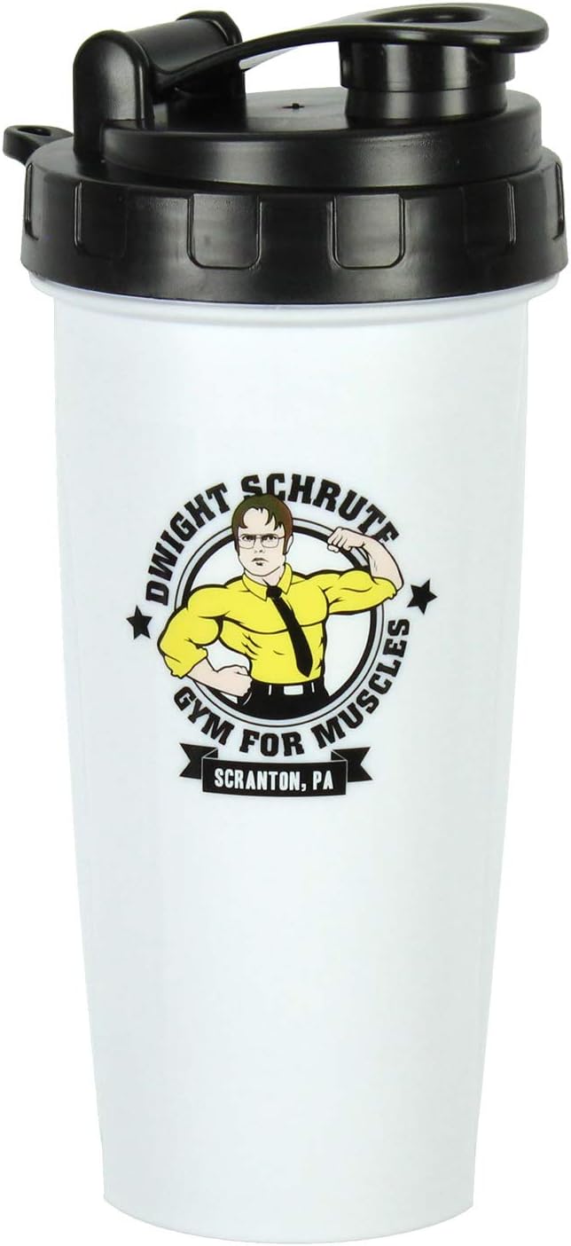 Dwight Schrute 20oz Protein Shaker - Muscle Booster