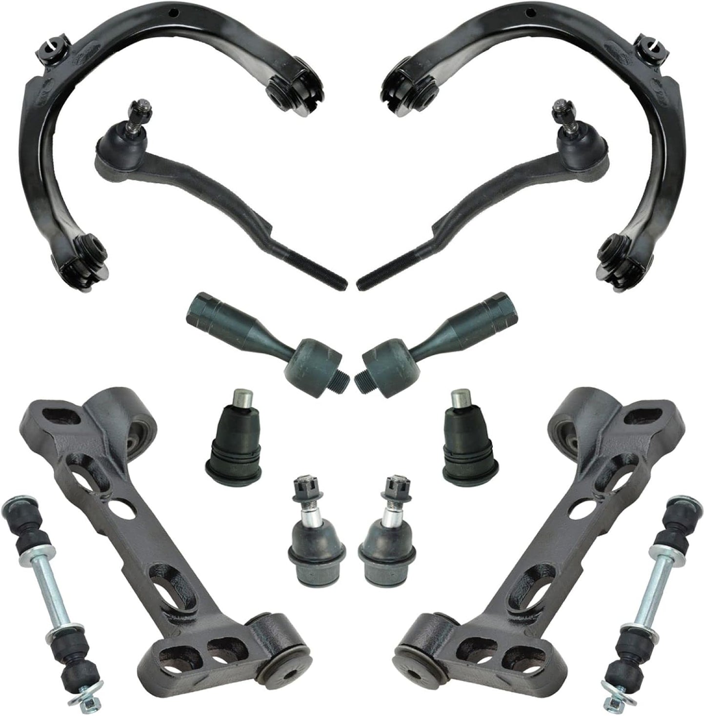 TRQ Front Steering & Suspension Kit for Chevrolet Trailblazer