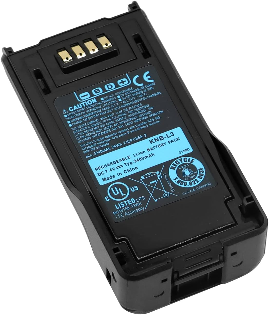 Upgraded KNB-L3 KNB-L2 KNB-L1 Battery for Kenwood Radios
