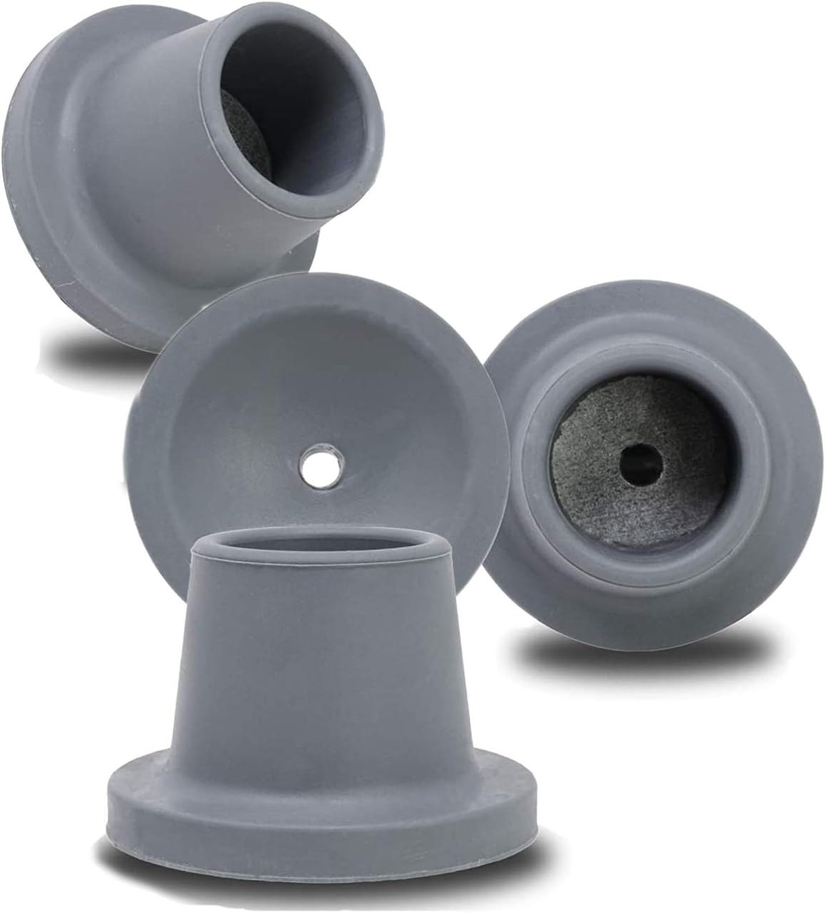 Non-Skid Shower Chair Feet - Metal Reinforced