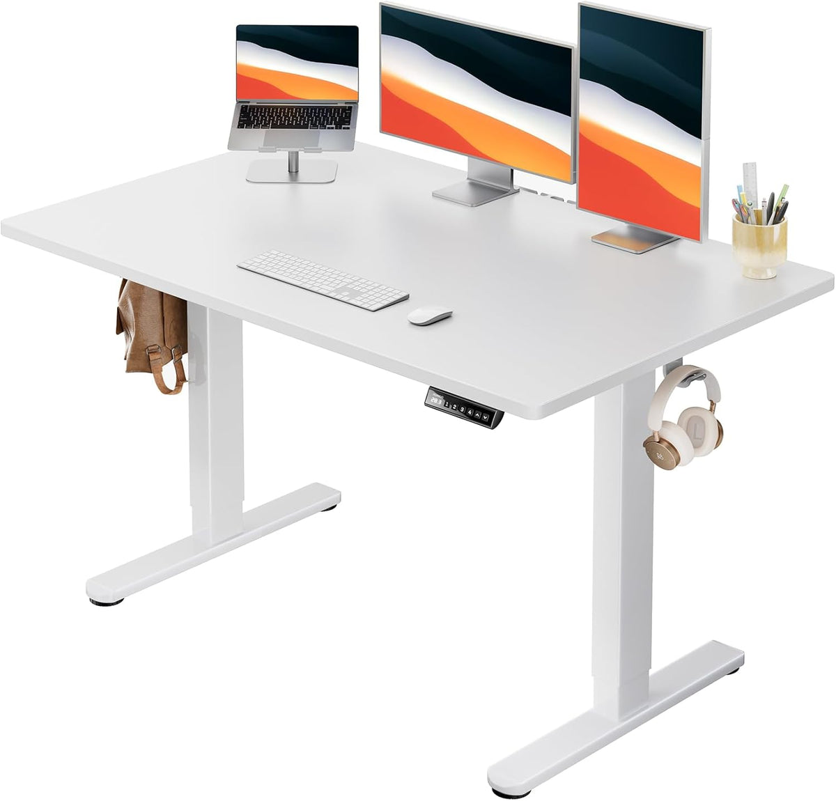 HUANUO Electric Standing Desk with Adjustable Height Features