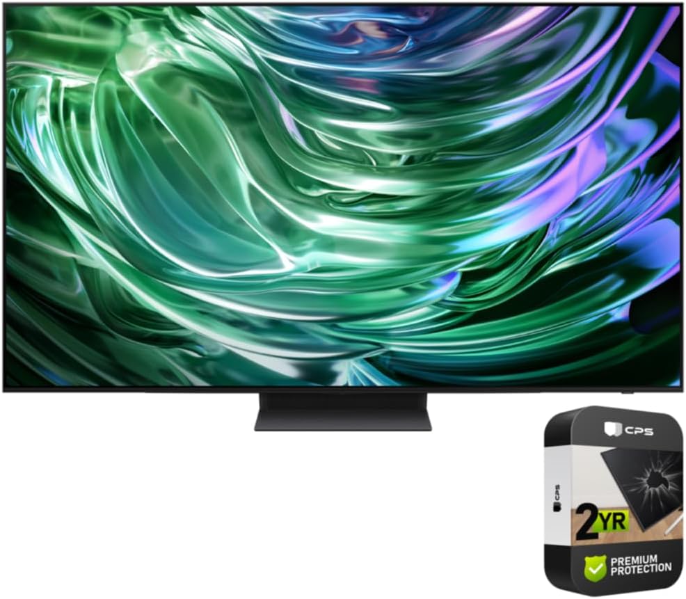Samsung QN83S90DA 83 Inch OLED 4K Smart TV with Protection Pack