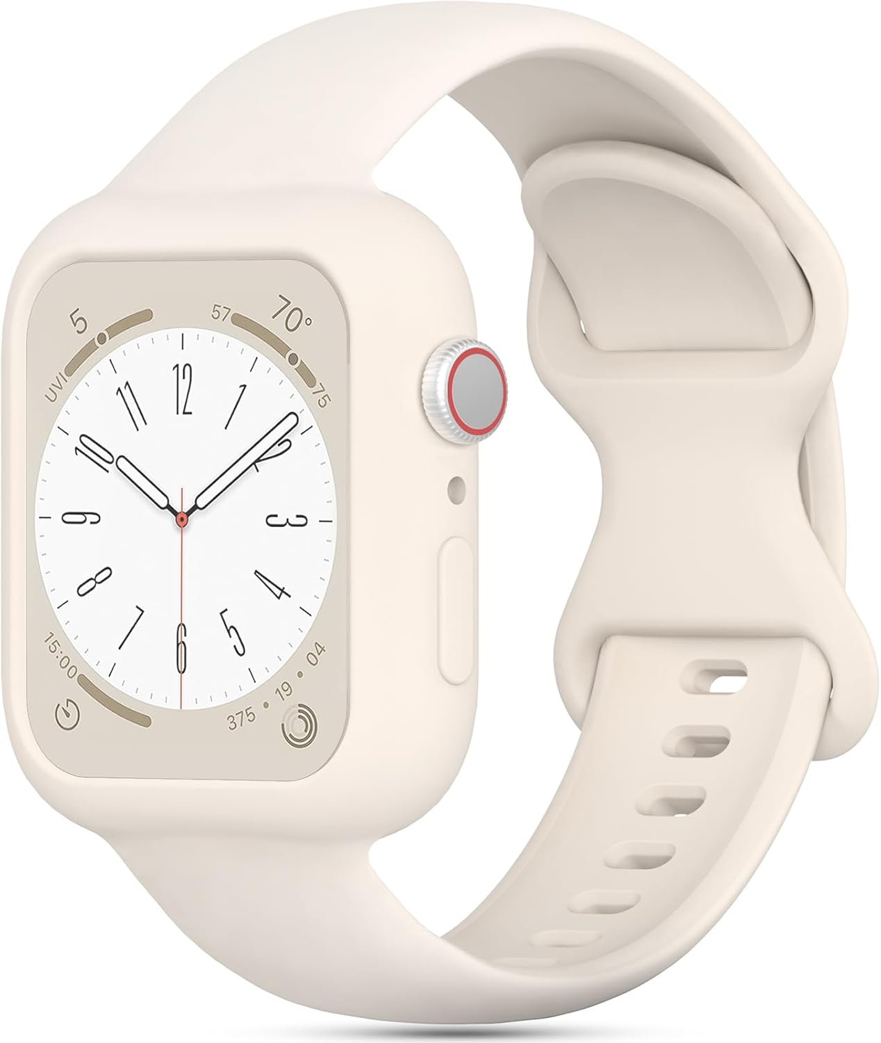 Keebowz Silicone Band w/ Bumper Case for Apple Watch - Ultimate Protection!