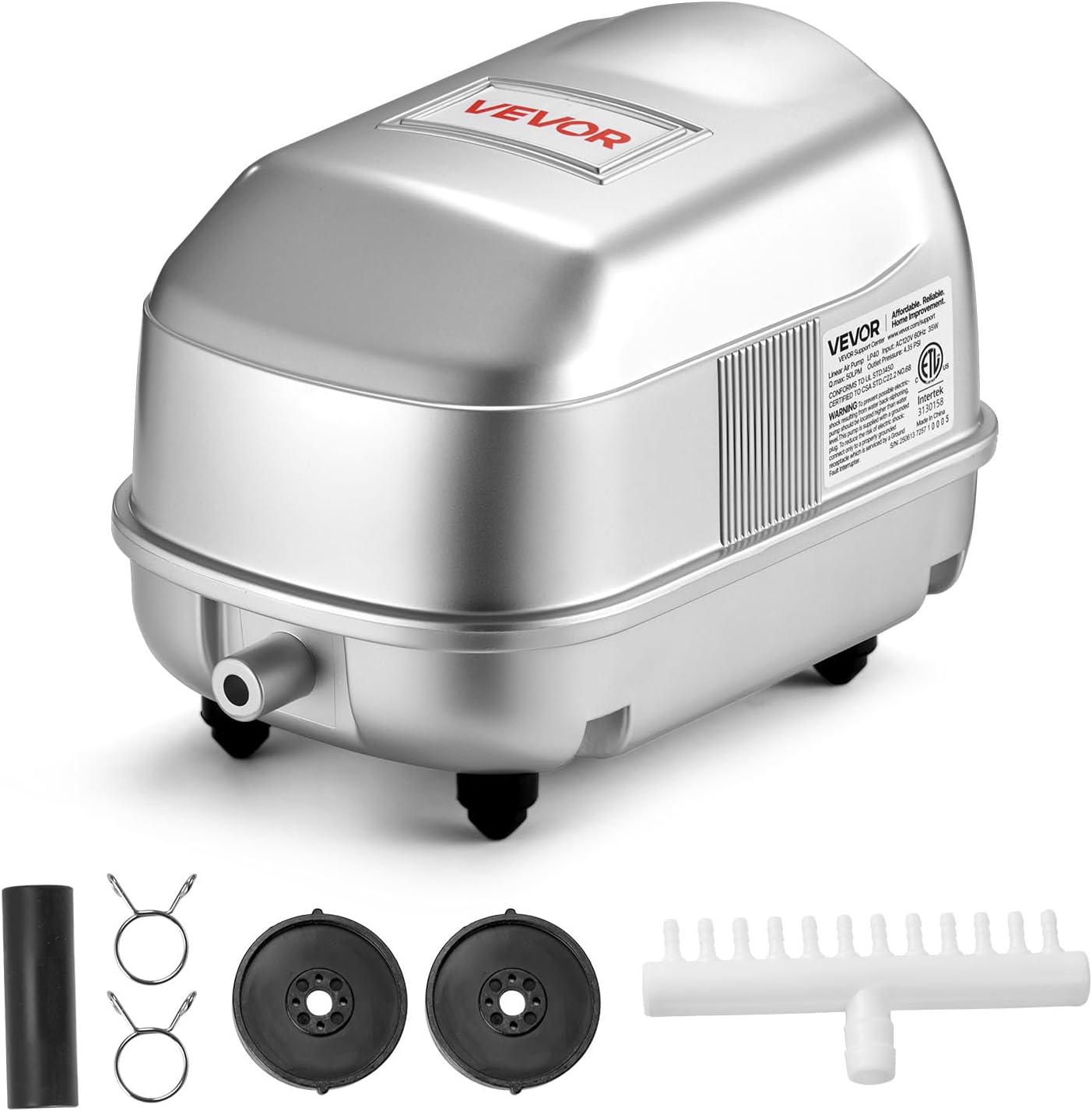 VEVOR Linear Air Pump for Efficient Pond Aeration and Treatment