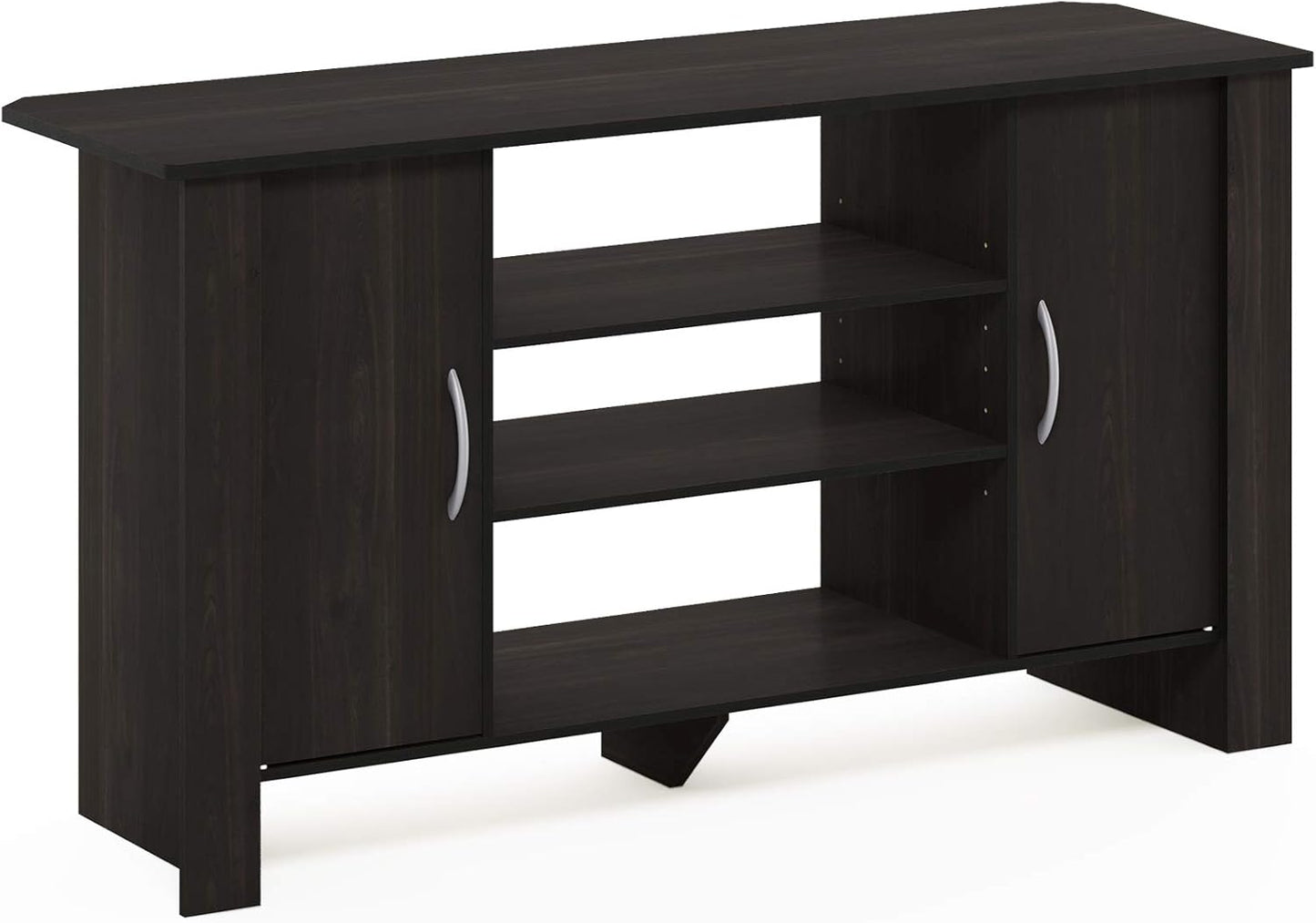 Space-Saving Espresso TV Stand by Furinno