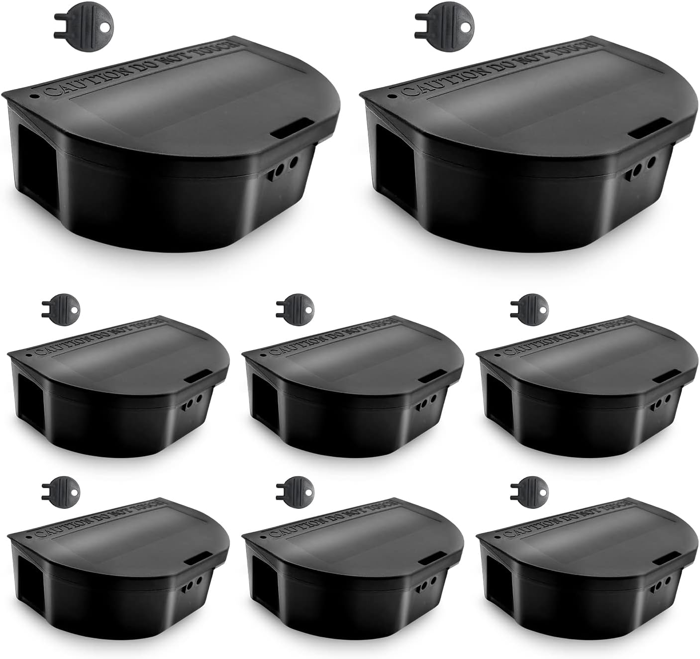 8 Pack Reusable Rodent Control Bait Stations - Ven-Trap