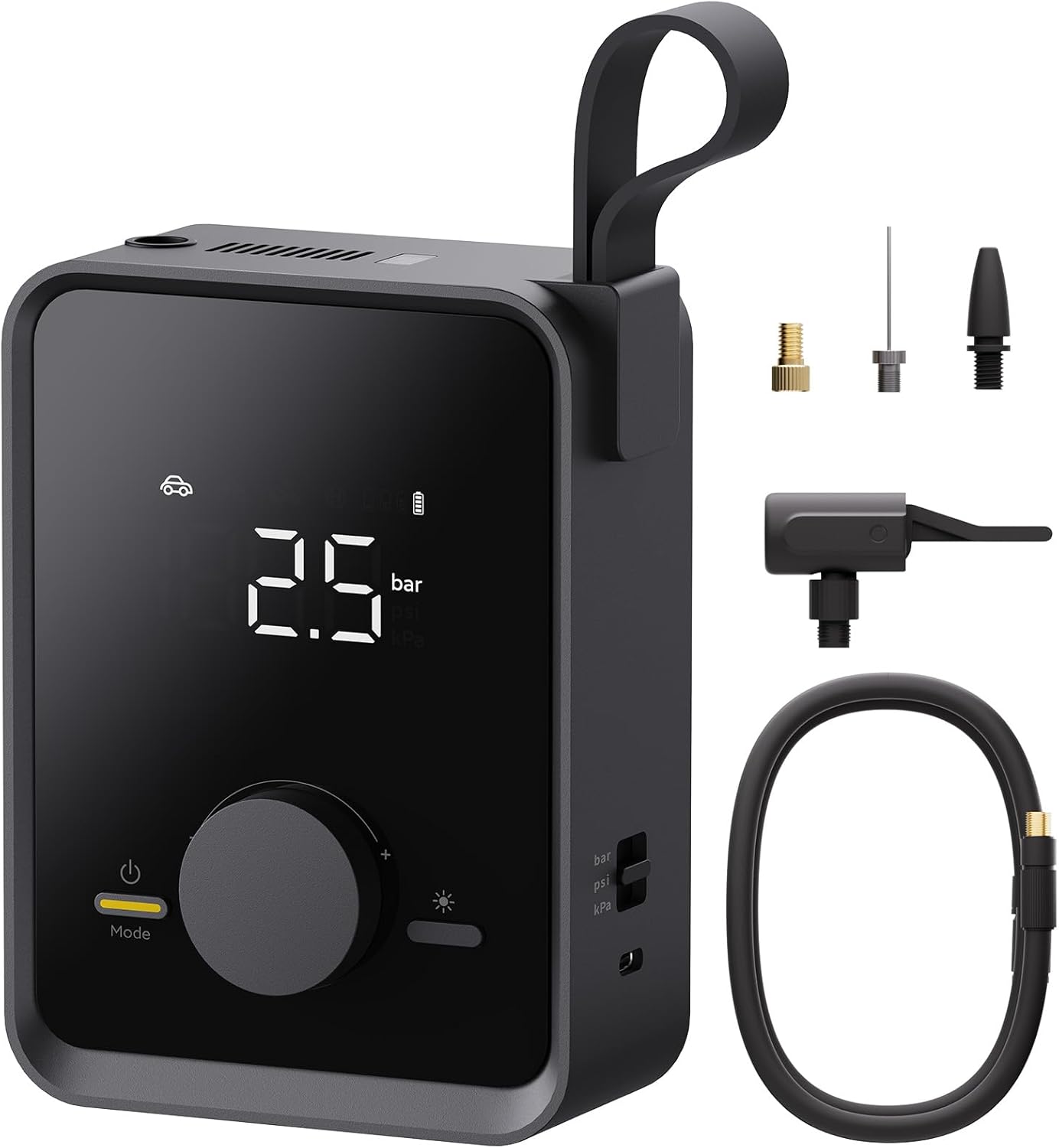 HOTO Tire Inflator Portable Electric Air Pump Pro for Cars