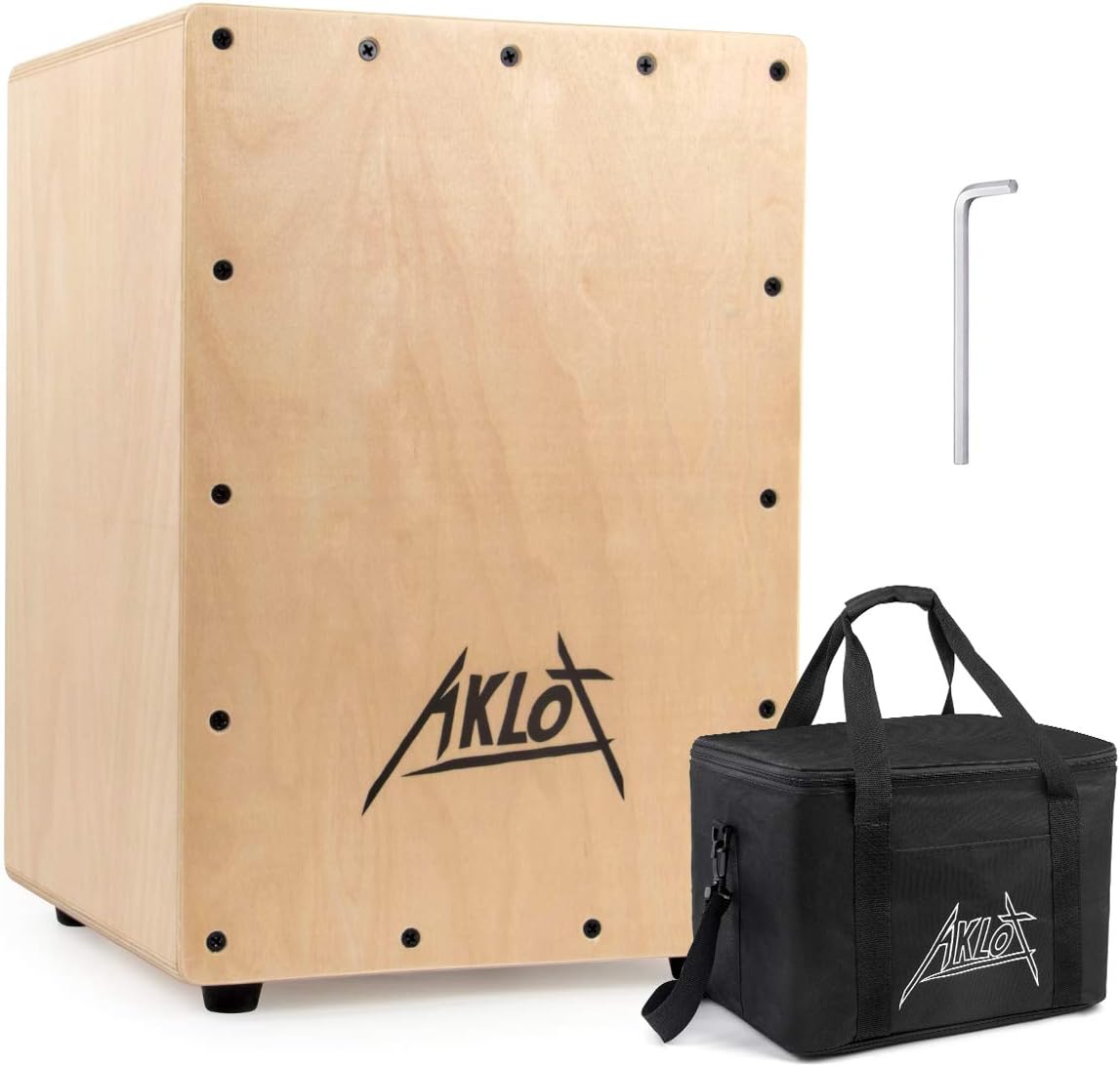 AKLOT Cajon Drum Box for Beginners - Compact Percussion Instrument