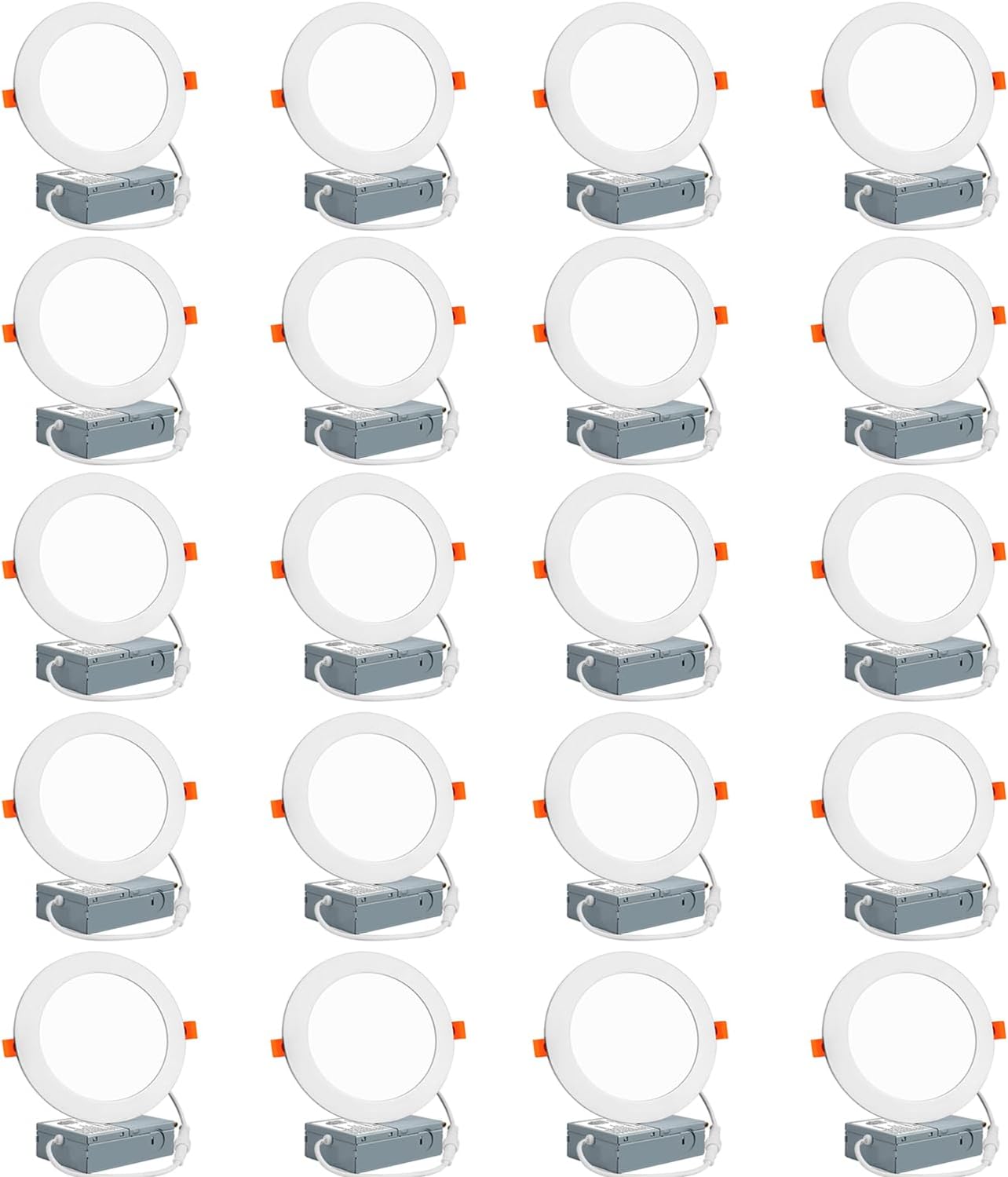 20Pack 6 Inch Ultra-Thin LED Recessed Ceiling Light Review