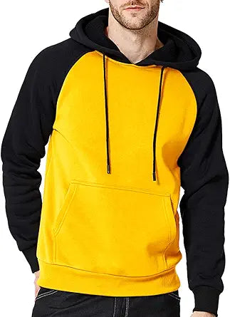 DUOFIER Hoodies for Men Pullover Sweatshirt with Kanga Pocket