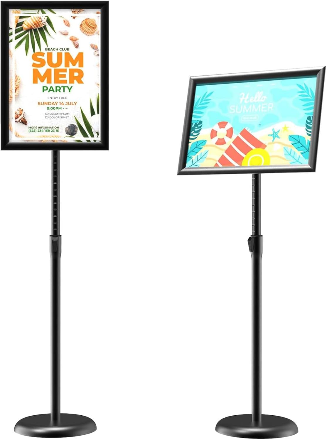GUOHONG Adjustable Aluminum Poster Stand for Versatile Displays