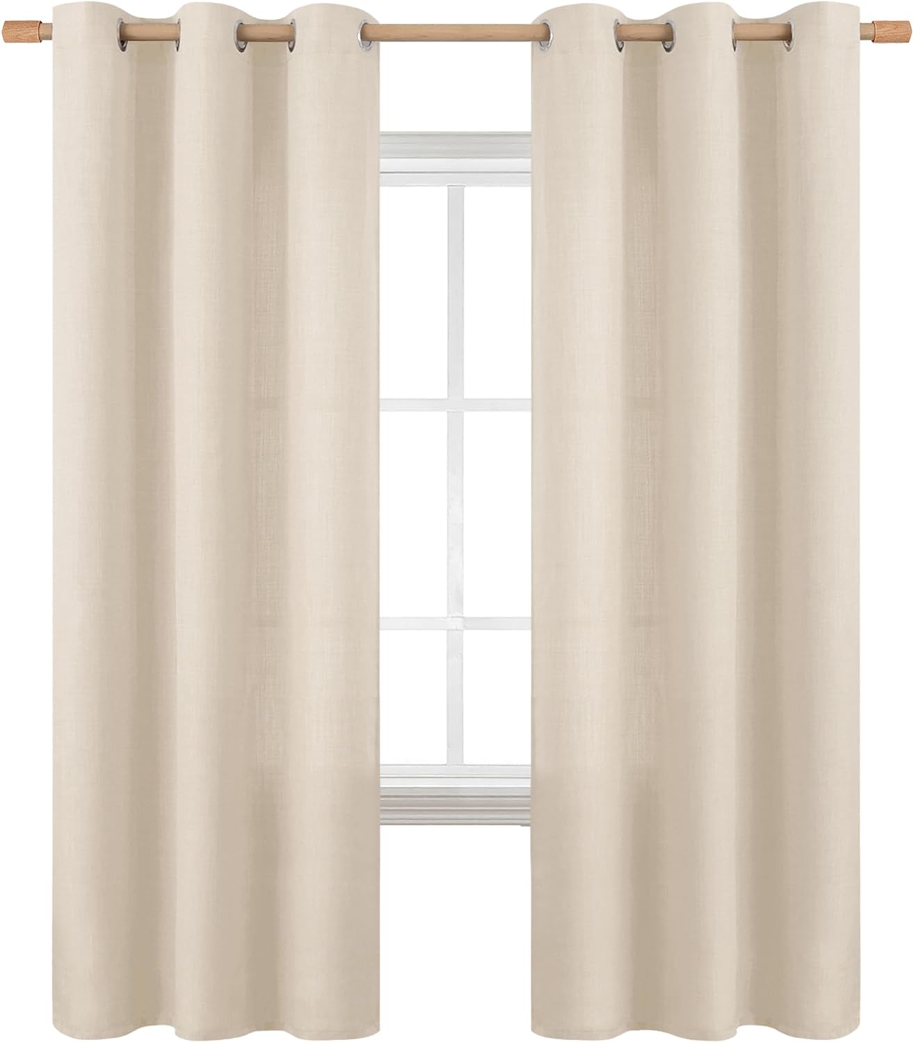 BGment Curtains 72 Inches Long for Living Room and Bedroom