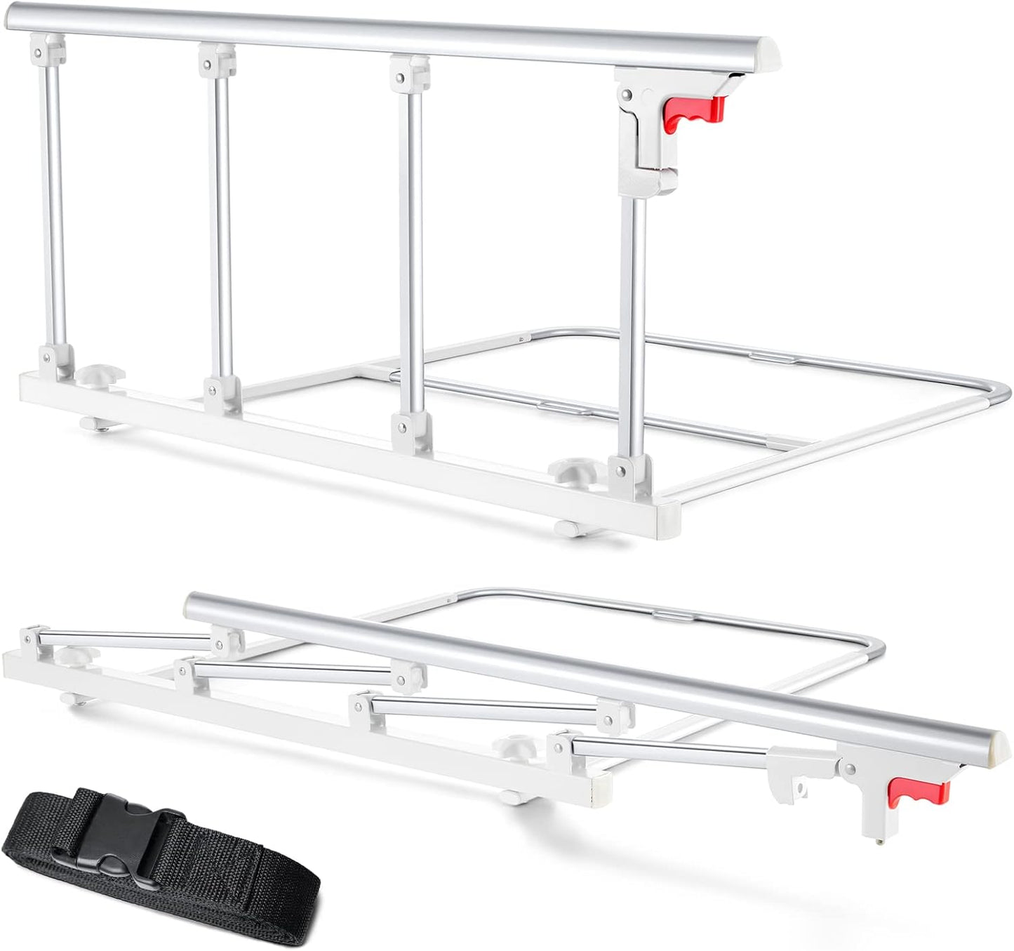 Bed Rails for Elderly Adults Safety - Folding Bedside Assist Rail