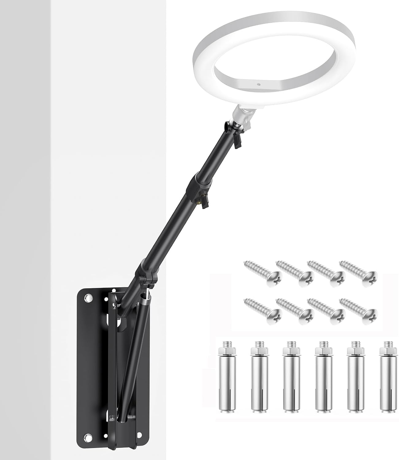 Adjustable Wall Mount Boom Arm for Photography Lighting Needs