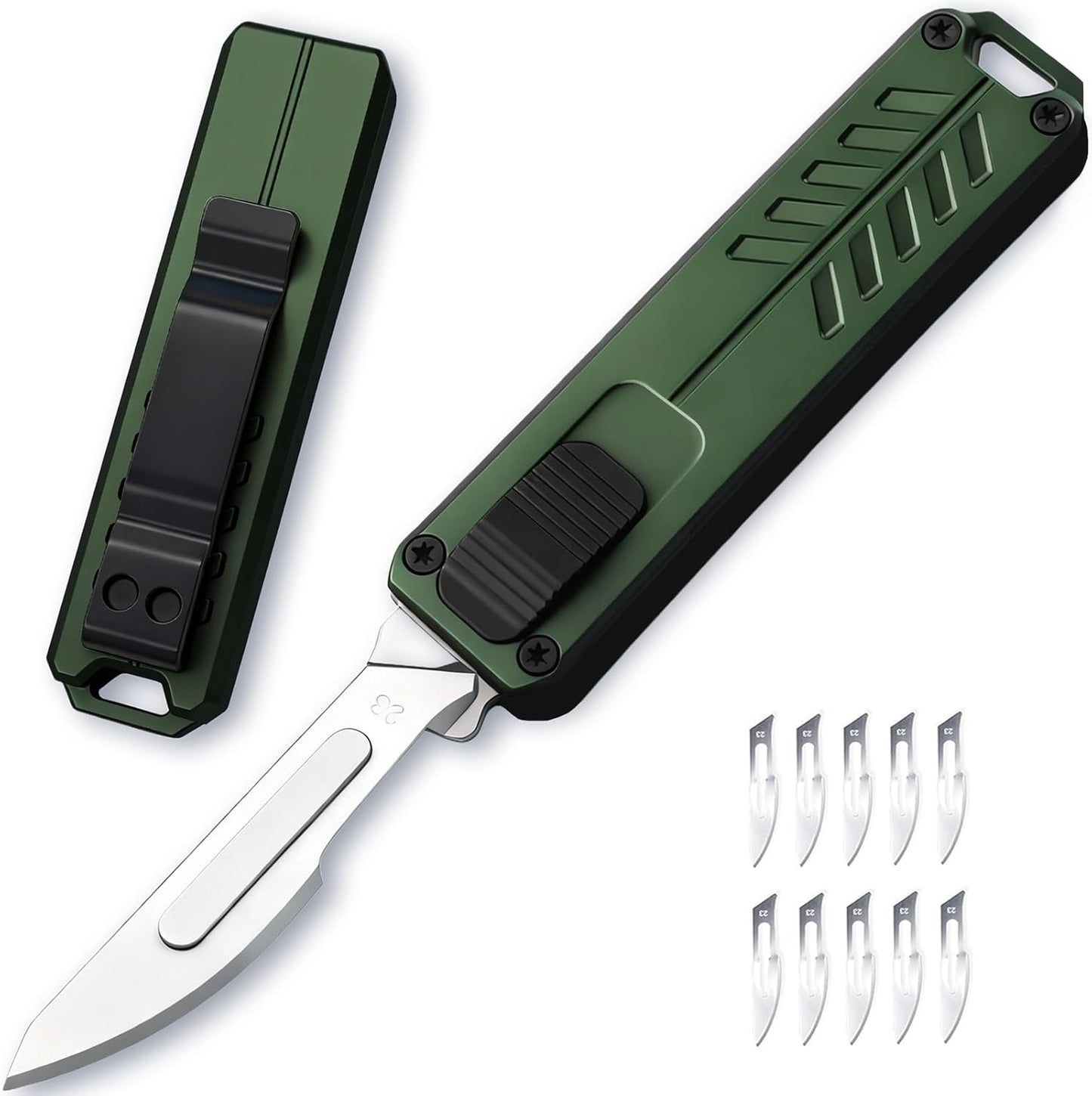 Automatic Utility Knife with All Metal Construction for Safety