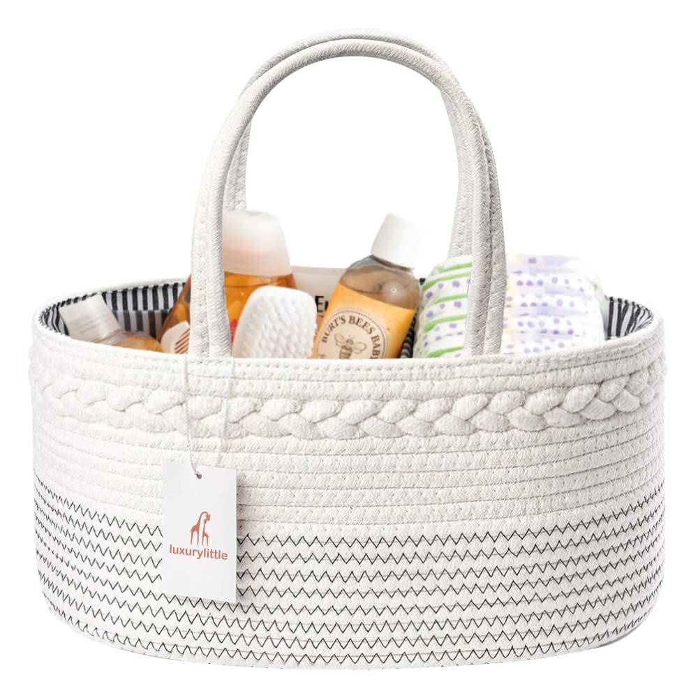 Baby Diaper Caddy Organizer - Stylish Storage Solutions