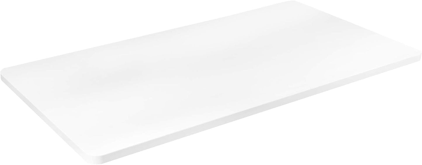 VIVO White 43 x 24 inch Solid One-Piece Table Top for Desks