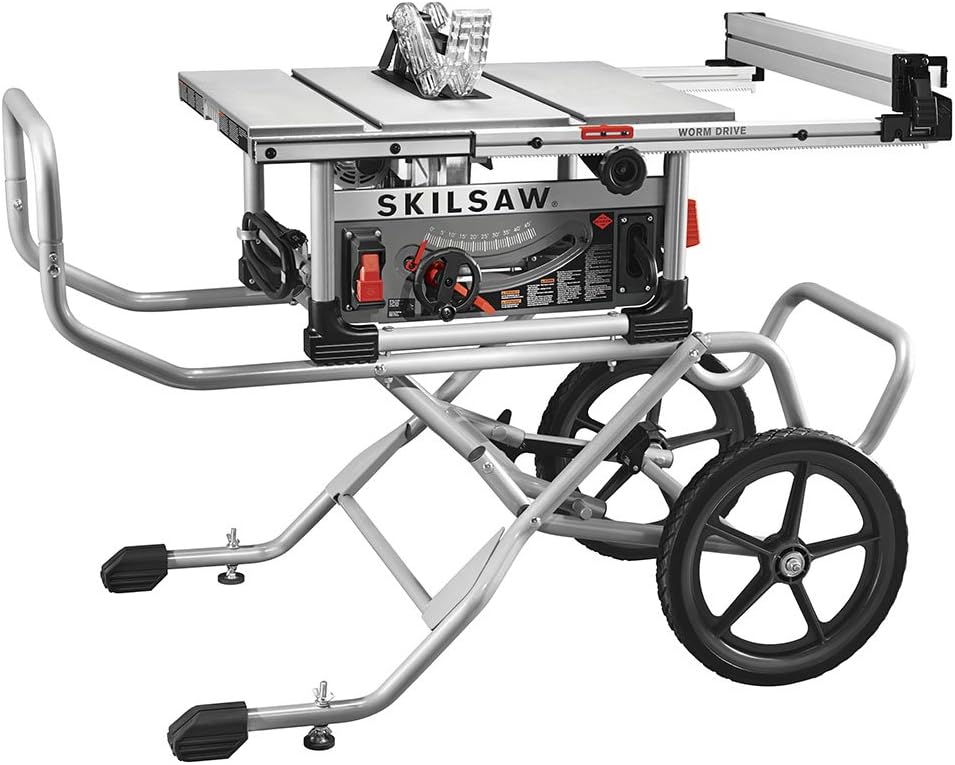 SKIL 10 Inch Heavy Duty Worm Drive Table Saw for Precision Cuts